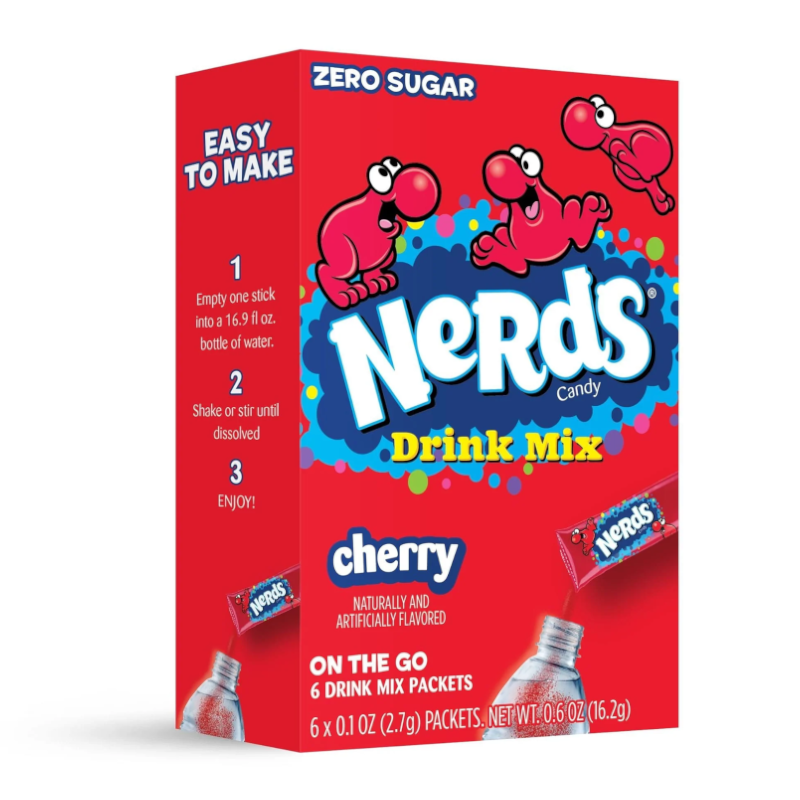 Nerds - Singles To Go Cherry - 6 Pack - 16.2g