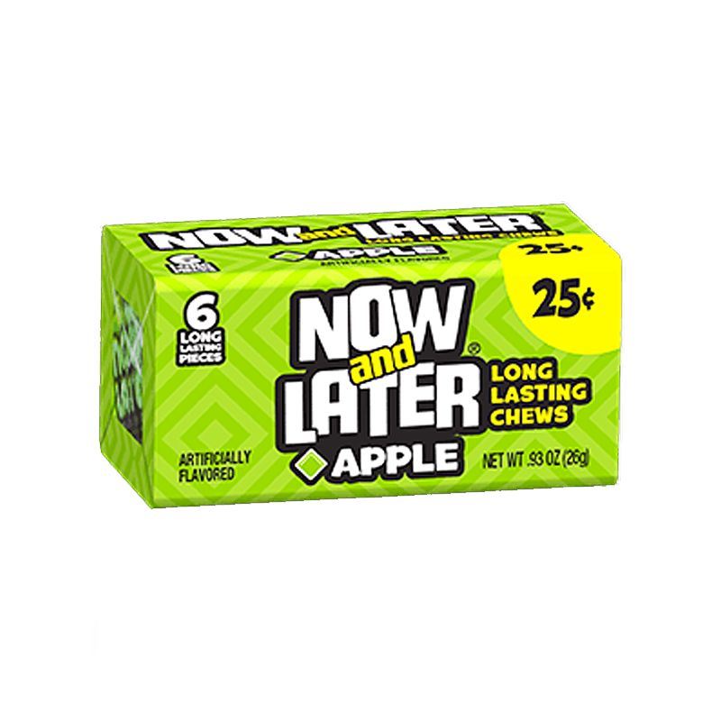 Now & Later 6 Piece Apple Candy 26g