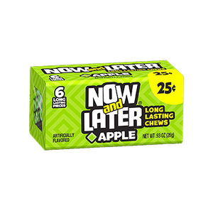 Now & Later 6 Piece Apple Candy 26g