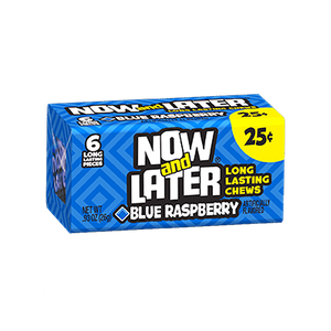 Now & Later 6 Piece Blue Raspberry Candy 26g