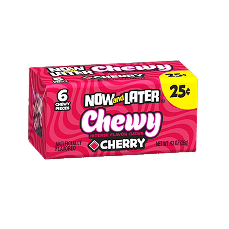 Now & Later 6 Piece Cherry Candy 26g