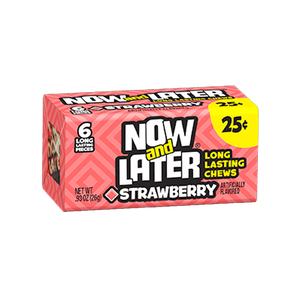 Now & Later 6 Piece Strawberry Candy 26g