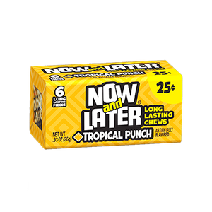 Now & Later 6 Piece Tropical Punch Candy 26g