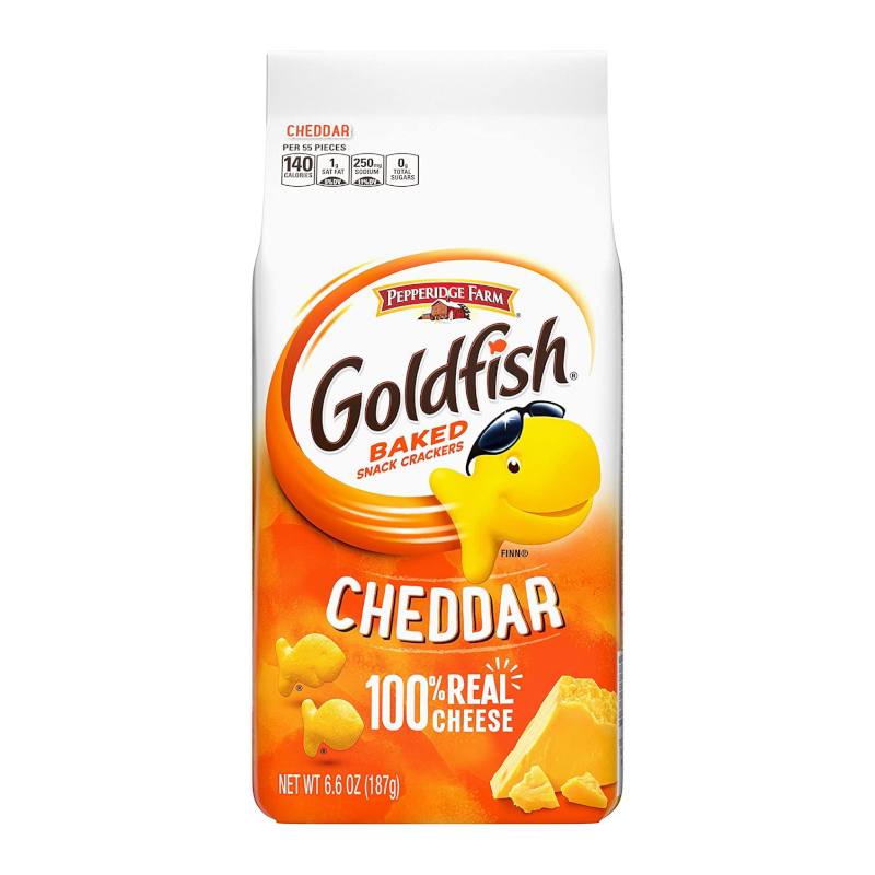 Pepperidge Farm Goldfish Crackers Cheddar Flavour 187g
