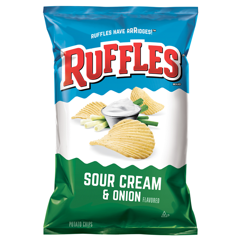 Ruffles Potato Chips Sour Cream & Onion 184.2g