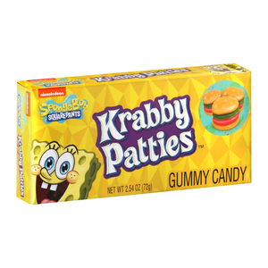 Spongebob Squarepants Gummy Krabby Patties Theatre Box 72g