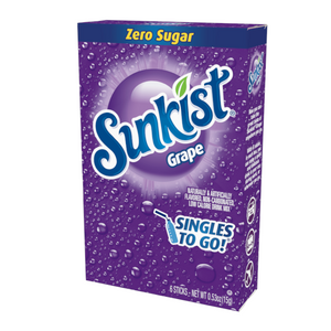 Sunkist Grape Zero Sugar Singles to Go - 16.5g
