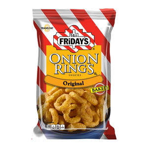 TGI Fridays Onion Rings Baked Snacks 80g