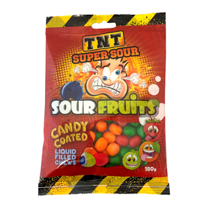 TNT Super Sour Fruits Peg Bag - 150g