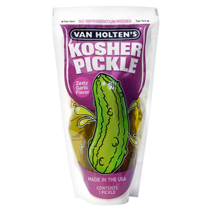 Van Holten's Jumbo Kosher Garlic Pickle-In-A-Pouch