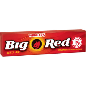 Wrigleys Big Red Chewing Gum 5 Piece 13.5g