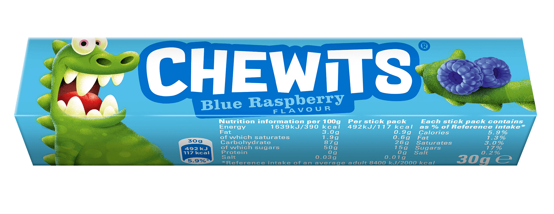 Chewits Blue Raspberry 30g