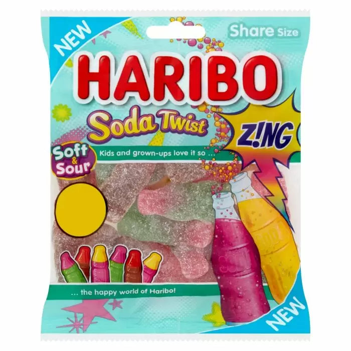 Haribo Soda Twists 160g