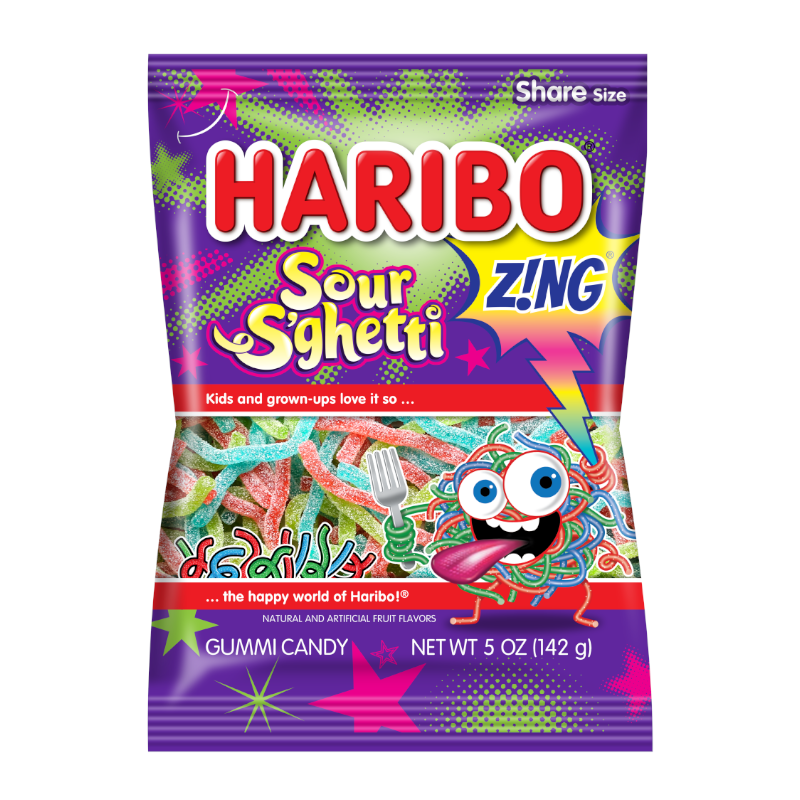 Haribo Sour S’ghetti USA 142g