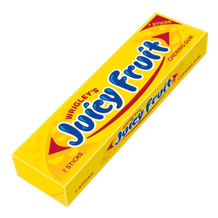 Wrigley's Juicy Fruit Chewing Gum Stick Packs