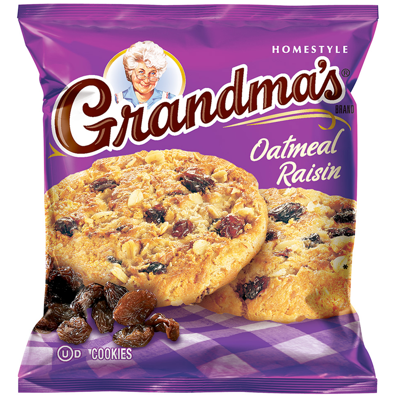 Grandmas - Oatmeal & Raisin Cookies 71g