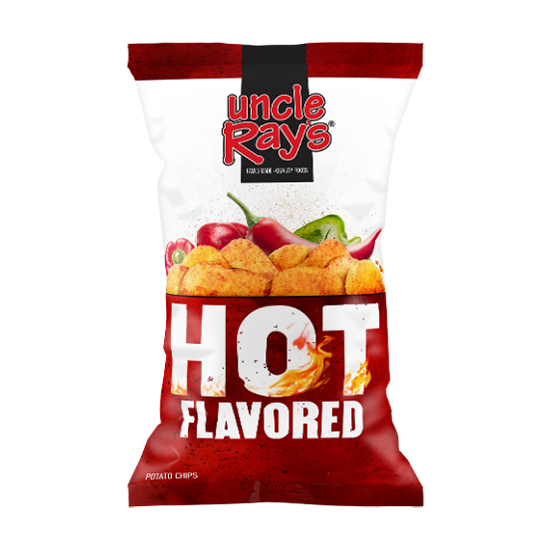 Uncle Ray's - Hot Potato Chips - 120g *BBE 14th SEP 2023*